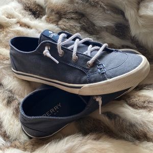 Sperry brand shoe.